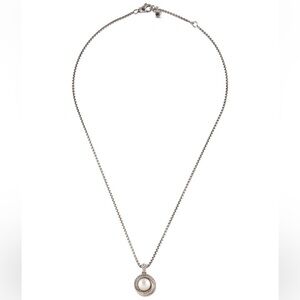 David Yurman Crossover Pearl Pendant Necklace